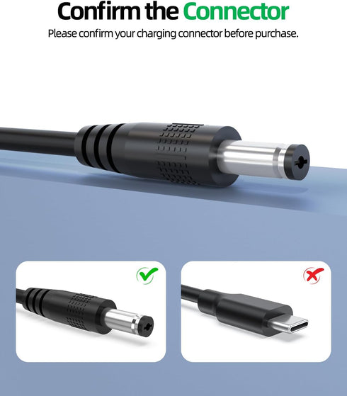 15V Charger Replacement Adapter Cord for Theragun Mini Prime G4 Massage Gun Power Supply