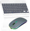 Rechargeable Bluetooth Keyboard and Mouse Combo for Amazon Fire HD 10 (2017), Shadow Grey