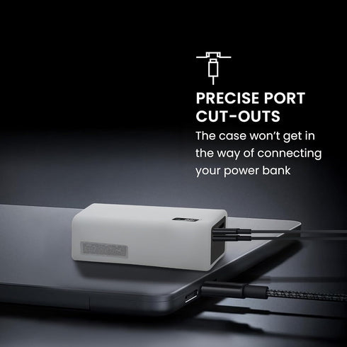 kwmobile 20000mAh (PB200) Case Compatible with CUKTECH Power Bank - Portable Powerbank Cover - External Battery Charger