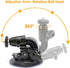 woleyi Windshield Dashboard DSLR Car Mount with Strong Suction Cup for Canon, Nikon, Sony, Olympus, Pentax, HeroFiber