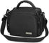 CADeN Compact Waterproof Camera Shoulder Bag for Nikon, Canon, Sony SLR/DSLR, Black