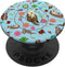 Amazing Sea Otters Pattern in Blue Art PopSockets PopGrip: Swappable Grip for Phones & Tablets