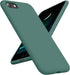 OTOFLY Ultra Slim Fit Liquid Silicone Case for iPhone SE 3rd/2nd Gen, iPhone 8/7, Shockproof, Pine Green