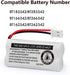 GEILIENERGY Replacement Battery BT166342 / BT266342 BT183342/BT283342, Compatible for Cordless Telephones CS6114 CS6419