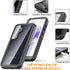 AICase Waterproof Case for Samsung Galaxy A55, Clear Built-in Screen Protector, IP68 Certified Full Body Protection