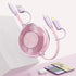 Retractable 100W Multi 4-in-1 Travel Universal Charger Cable USB A/Type C to Lightning for iPhone and Samsung