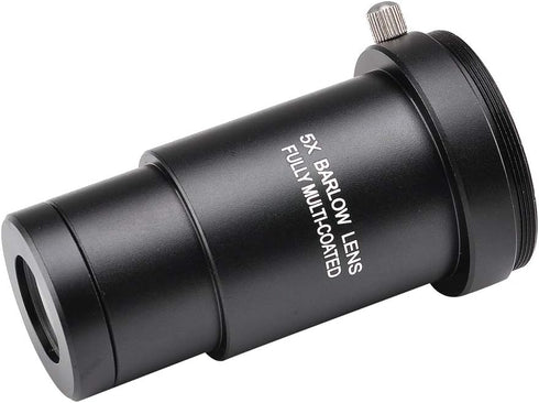 1.25-inch 5X Barlow Lens & Moon Filter Kit for Telescope Eyepieces