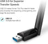 TP-Link USB WiFi-Adapter for Desktop PC, AC1300Mbps Dual Band Network Adapter, USB 3.0 with 2.4GHz/5GHz High Gain