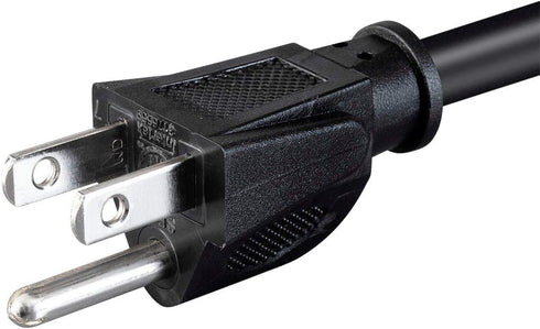 Monoprice 10 Feet Extension Cord - NEMA 5-15P to NEMA 5-15R, 10 Amp, 125 Volt, 1250 Watt, 18AWG, Black