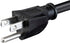 Monoprice 10 Feet Extension Cord - NEMA 5-15P to NEMA 5-15R, 10 Amp, 125 Volt, 1250 Watt, 18AWG, Black