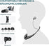 Neckband Headphones with Noise Cancelling Microphone, Bluetooth Headset, 22hrs Playtime, Stereo Bass Earphones for