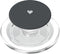 Hand Drawn Heart Design Cute Anthracite Heart Love Minimalist PopSockets PopGrip for MagSafe