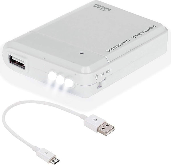 Success4Sport Portable AA Battery Travel Charger Works for Lenovo K6 Power 16GB and
