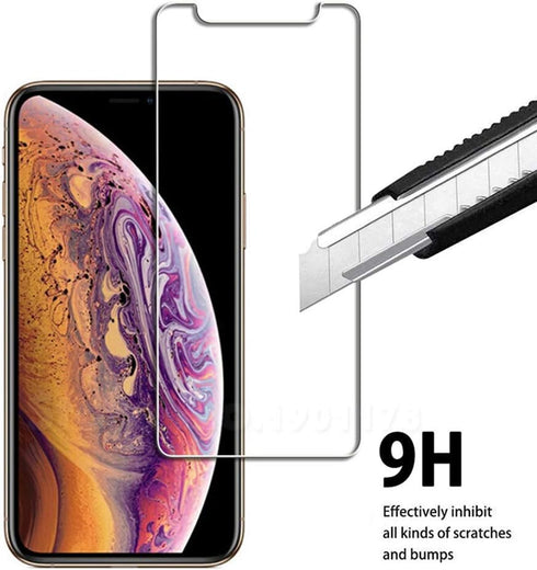 3 Pack Clear Premium Tempered Glass Screen Protector for iPhone XS MAX & 11 PRO MAX (6.5”)