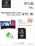 AXE MEMORY 64GB Micro SD Card, 4K Ultra Full HD Video, Premium Speed MicroSDXC with SD Adapter