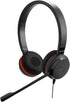 Jabra Evolve 30 II Wired Headset, Stereo, MS-Optimized – Pro Headset with Superior Sound for Calls and Music – 3.5mm