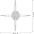 QualGear PRB-717-Wht Ceiling Mount Projector Accessory