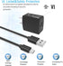 Charger Fit for Dragon Touch A1X Plus,V10,M10X,i8 pro,M7 8,E70 71 97,DT24 24 pro,DT40,KidzPad Y88X 10 Kids,Notepad K10,Y80,Y88X Pro Tablet PC with AC Power Supply Adapter Cord Chargering Cable