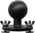 WINDFRD Aluminum 1.5" Track Ball Mount Base with T-Bolt for Kayak/Boating/Fishing, AMPS Round