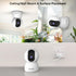 CiKiKWXO 2.4&5GHz Camera,2K/3MP 355 2-Way WiFi Indoor Security Camera for Home Security, Pan/Tilt Pet Cam, IR Night