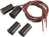 uxcell N.C. Recessed Wired Security Window Door Contact Sensor Alarm Magnetic Reed Switch Brown RC-33 (2pcs)