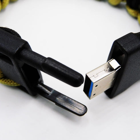 Bracelets USB Flash Drives, 32GB Thumb Drive with Compass for Travel and Outdoor Sports Lovers