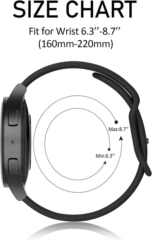 Replacement Band for Amazfit GTR 4 / GTR 3 Pro/GTR 3 / GTR 2e / GTR 2, 22mm Soft Silicone Sport Strap for Smartwatch
