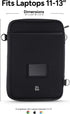 ZAGG 11+ Protective Laptop Sleeve with Pouch, Water-Resistant Neoprene Case for 11-13 Inch Tablets and Laptops