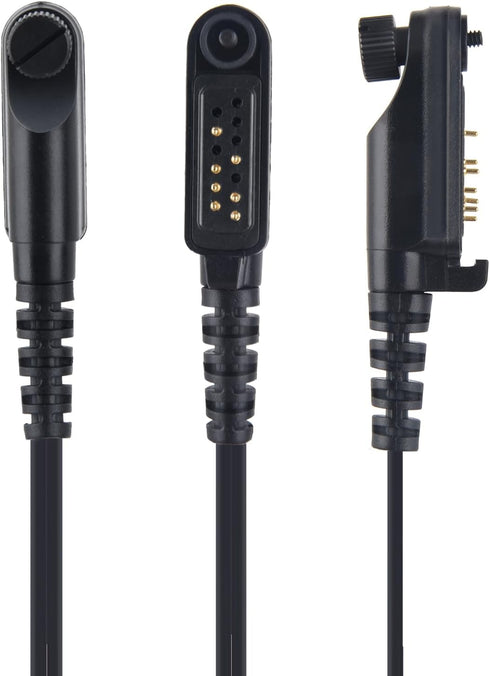 Two Way Radio Shoulder Mic Remote Speaker Microphone with 3.5mm Audio Jack for Hyt Hytera HP602 HP682 PD682i PD662i Walkie Talkie (Black), RE027