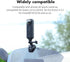 SEASKY M1 Motorcycle Windscreen Clamp Mount for GoPro Hero 12 11 10 9 8 7, DJI Action Cameras