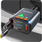 SEANCHEER Car Bluetooth Adapter & Car Charger USB C, 69W Cigarette Lighter Adapter