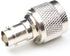 N Male to BNC Female Connector, N Type to BNC Adapter RF Coax Adapters for Radio Walkie Talkie, 2 Packs