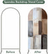Jnbasdffb 7.2 Brown Beige Color Blocks Wedding Arch Cover, Stretchy Spandex Arch Backdrop Stand Covers FT, Abstract Oil