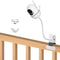 Baby Monitor Mount for HelloBaby HB6550/HB65/HB66/HB248, ANMEATE SM935E, 15.7" Flexible Clip Clamp Gooseneck Arm