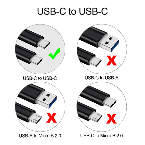 CBUS 10ft Heavy-Duty Braided USB-C to C Fast Charging Cable for Samsung, LG, Motorola, Google Pixel, OnePlus, TCL & More (Black, 10 Feet)