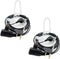 Walkie Talkies Earpieces (2 Packs) with Mic, 2 Pin Covert Air Acoustic Tube Headset for Baofeng UV-5R, Kenwood