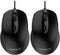 G222 Silent Computer Mouse Wired 2 Pack - Home & Office Optical USB Mouse, 800/1200 DPI Corded