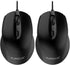 G222 Silent Computer Mouse Wired 2 Pack - Home & Office Optical USB Mouse, 800/1200 DPI Corded