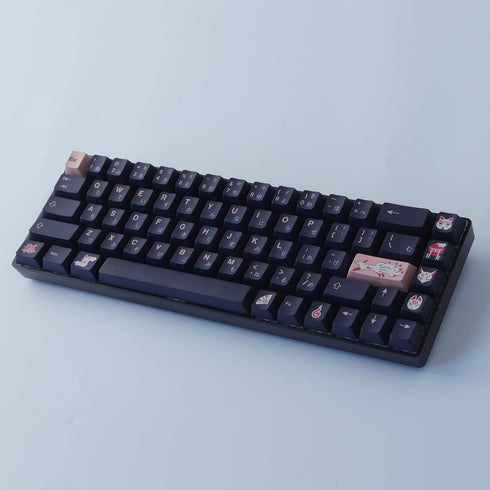 JOMKIZ Keycaps, 148 Keys Dye Sublimation Cherry Profile Keycap Set for Cherry MX Switches Mechanical Keyboards