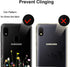 Unov Case Compatible with Galaxy A10e and A20e, Clear Design Soft TPU Shock Absorption, Slim Embossed Pattern (Flower