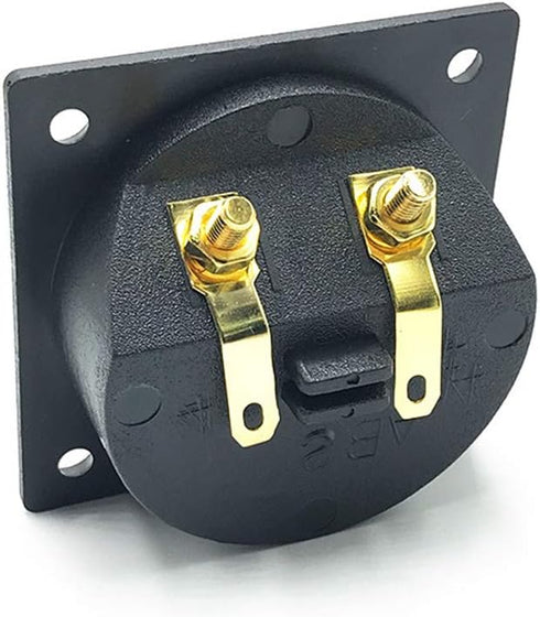 2 Way Speaker Box Terminal Binding Post Cup, DIY Home Car Stereo Connectors for Subwoofer Plugs