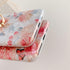 Qokey iPhone Xs Max Case 6.5 inch, Clear Flower Design with 360 Degree Rotating Ring Stand Holder - Rose Butterfly