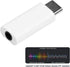 2Pack USB C to 3.5mm Audio Adapter, White USB C to Headphone Jack Adapter Compatible with iPhone 15 Plus