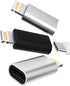 Zoyuzan 3-Pack USB C Female to Lightning Male Adapter for iPhone 12, 11 Pro Max, iPad Air - Fast Charging & Data