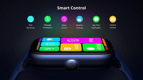 RIVERSONG Smart Watch for Men Women, 1.85" Fitness Tracker with 100+ Sport Modes, Heart Rate Monitor for Android iPhone