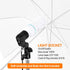 EMART Light Bulb Stand, E26 / E27 AC Socket Lamp Holder with Umbrella Holder, 2 PACK for Photo Video Studio