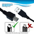 6ft DCR-DVD300E DCR-DVD301 DCR-DVD305 DCR-DVD308 HQRP Long USB to Mini USB Cable Compatible with Sony Handycam