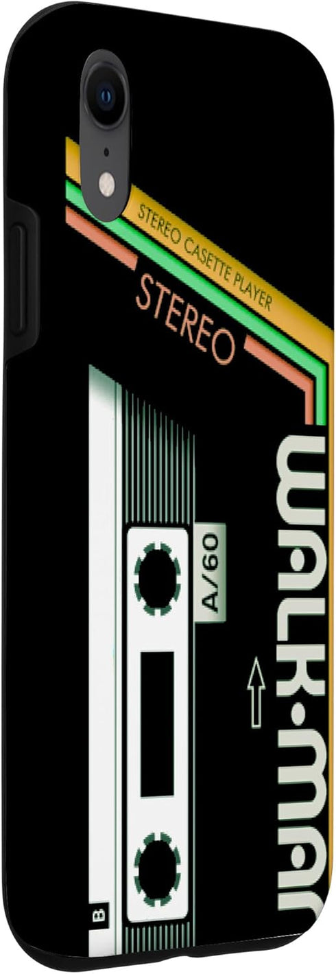 iPhone XR Retro Walkman Vintage Music Cassette Case