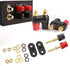 4Pcs Banana Plug Jack Female Socket Gold Plated Terminal Binding Post for Speaker Amplifier