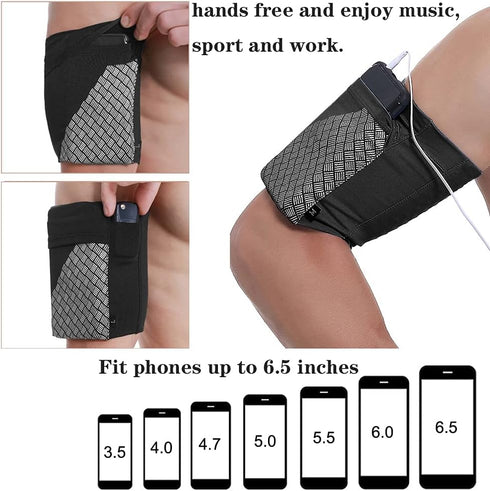 YUNYILAN X/8/7/6/Plus,Samsung S9/S8/S7/S6/Edge/Plus Universal Sports Armband for All Phones. Cell Phone Armband